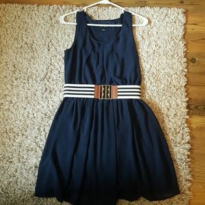 Navy Blue Dress
